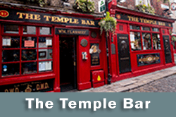 The Temple Bar on Dublin Menus